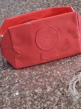 Versace PERFUMS GWP Collection Coral Crossbody Bag.